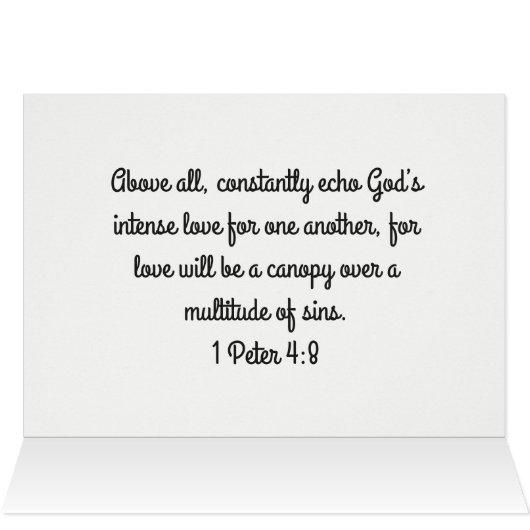 Bridal Intense Liebe Card (Innenansicht Horizontal (Oben))