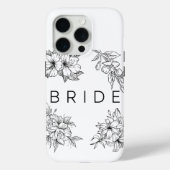 Bridal iPhone 15 pro Telefon Fall Case-Mate iPhone Hülle (Rückseite)