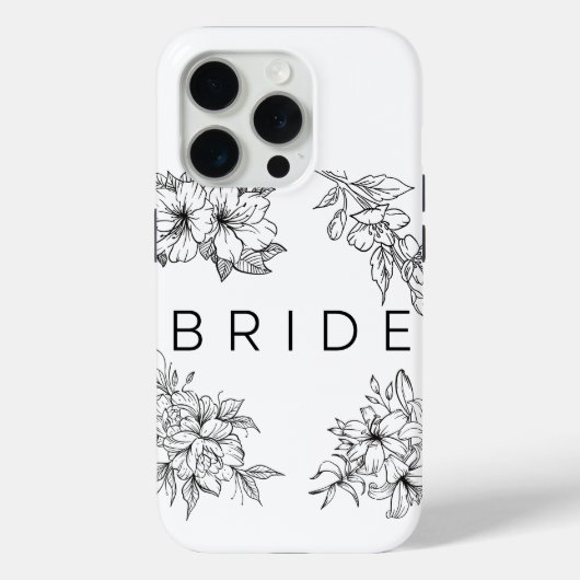 Bridal iPhone 15 pro Telefon Fall Case-Mate iPhone Hülle (Rückseite)