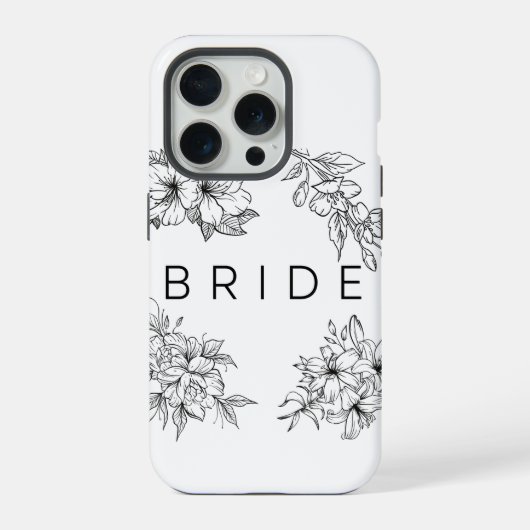 Bridal iPhone 15 pro Telefon Fall Hülle (Rückseite)