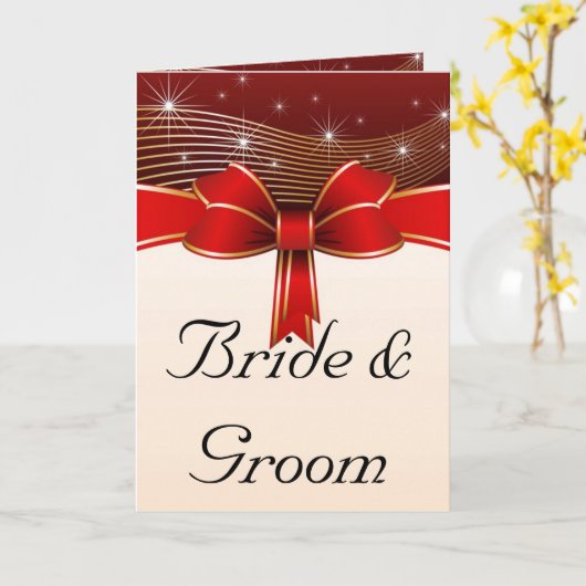 Bridal Karte (Gelbe Blume)