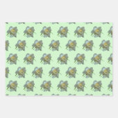 Bridal Kronendrümeln Kruste. Umschlagpapier Geschenkpapier Set (Vorderseite 3)