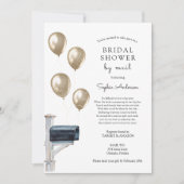 Bridal Long Distance Dusche per Mail Einladung (Vorderseite)