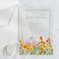 Bridal Luncheon Boho Wild Blume Brautparty