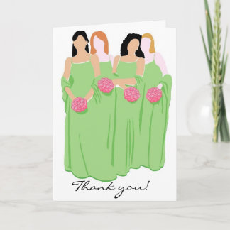 Bridal Luncheon Card Dankeskarte