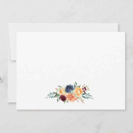 Bridal Luncheon Einladung (Rückseite)