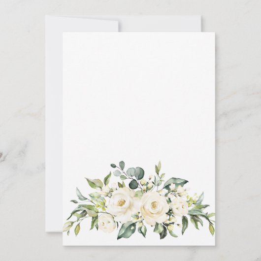 Bridal Luncheon Einladung (Rückseite)