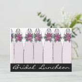 Bridal Luncheon Einladung (Stehend Vorderseite)