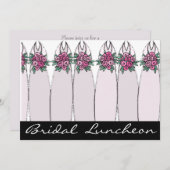 Bridal Luncheon Einladung (Vorne/Hinten)