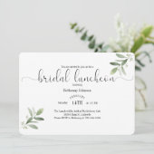 Bridal Luncheon Einladung (Stehend Vorderseite)