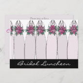 Bridal Luncheon Einladung (Vorne/Hinten)