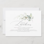 Bridal Luncheon Elegantes Brautparty Einladung (Vorderseite)