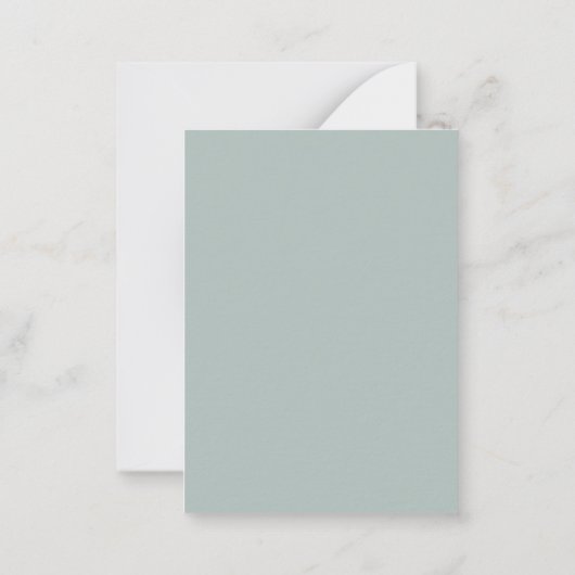 Bridal Luncheon Watercolor Eukalyptus Greenery Mitteilungskarte (Rückseite)