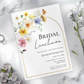 Bridal Luncheon | Wildblume Boho Brautparty Einladung
