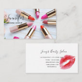 Bridal Makeup Business Card Visitenkarte (Vorne/Hinten)