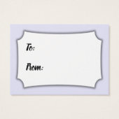 Bridal No Wrap Shower Lavender Gift Card (Rückseite)