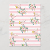 Bridal oder Groom Bright Cocktail Bridal Game Begleitkarte (Rückseite)