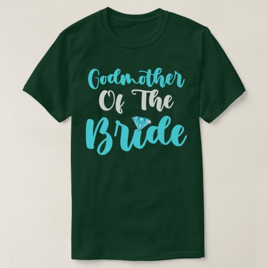 Bridal Party Wedding for Bride Godmother  T-Shirt (Design vorne)
