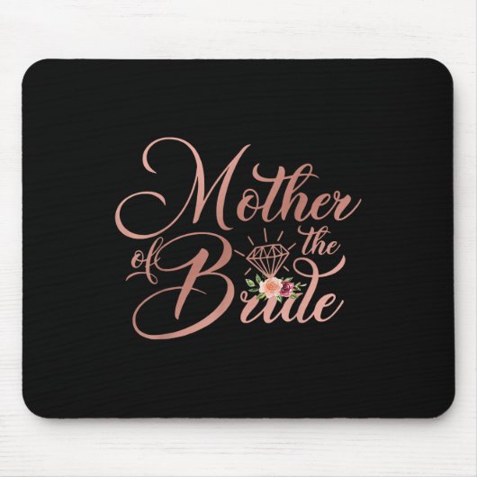 Bridal Polterabend Gift Mama Mutter der Braut Mousepad (Vorne)