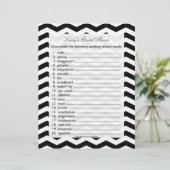 Bridal Polterabend Word Scramble Game (Stehend Vorderseite)