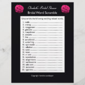 Bridal Polterabend Word Scramble Game (Vorderseite)