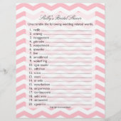 Bridal Polterabend Word Scramble Game (Vorderseite)