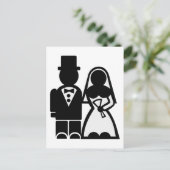 Bridal Postkarte (Stehend Vorderseite)