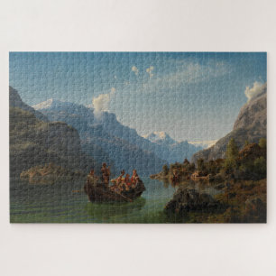 Bridal-Prozess auf dem Hardangerfjord Puzzle