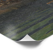Bridal-Prozession auf dem Hardangerfjord Poster (Ecke)