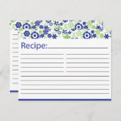 Bridal Recipe Card | Limon und Marine (Vorne/Hinten)