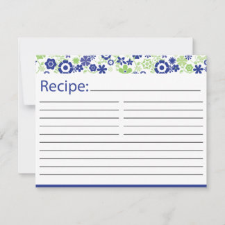Bridal Recipe Card | Limon und Marine