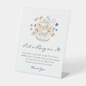 Bridal Ring Game Sign Sockelschild (Vorderseite)