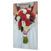 Bridal Rose Bouquet Klemmbrett (Links)