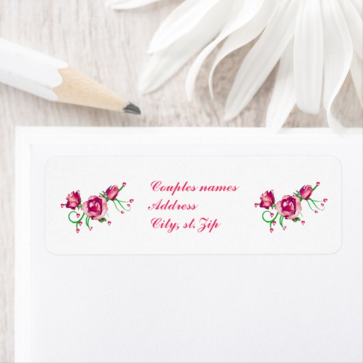 Bridal Rose Labels (Insitu)