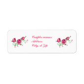 Bridal Rose Labels (Vorne)