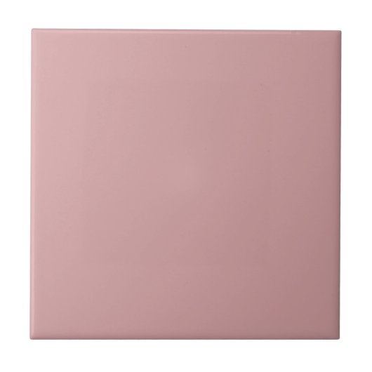 Bridal Rose Solid Color Fliese (Vorderseite)