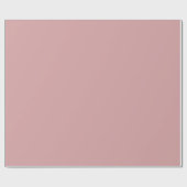 Bridal Rose Solid Color Geschenkpapier (Flach)