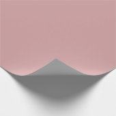 Bridal Rose Solid Color Geschenkpapier (Ecke)
