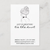 Bridal Show Promoter Haargummi Scrunchie Holder Begleitkarte (Vorderseite)
