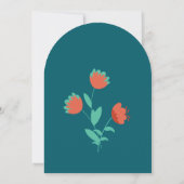 Bridal Shower - Afternoon Tea Party Invitation Einladung (Rückseite)