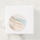 Bridal Shower beach coastal elegant DIY Geschenkanhänger (Beispiel)