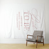 Bridal shower Bride to Be backdrop Wandteppich (Beispiel (Horizontal))