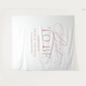 Bridal shower Bride to Be backdrop Wandteppich (Vorderseite (Horizontal))