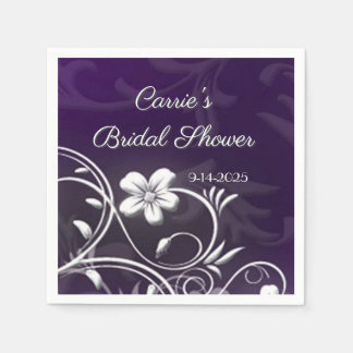 Bridal Shower custom party coasters Serviette