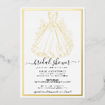 Bridal Shower dress and flowers