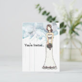 Bridal Shower Einladung (Stehend Vorderseite)