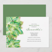 BRIDAL SHOWER Einladung, Aquarell Einladung (Vorne/Hinten)