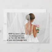 Bridal Shower Einladung. Bearbeiten von Text und B Einladung (Rückseite)