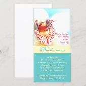 Bridal Shower Einladung Foto-Karte (Vorne/Hinten)