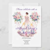 Bridal Shower Einladung mit bearbeitbarem Text (Vorderseite)